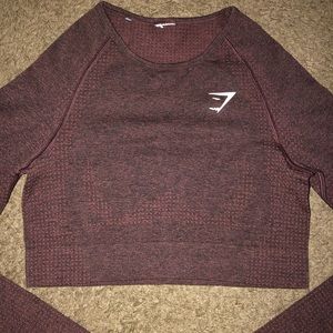 Gymshark Vital Seamless Longsleeve - Brown Marl